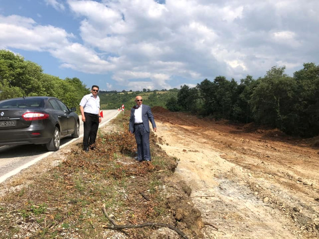 Başkan Yalçın, Ahi Dağı 4’üncü Etap Çalışmalarını Yerinde İnceledi
