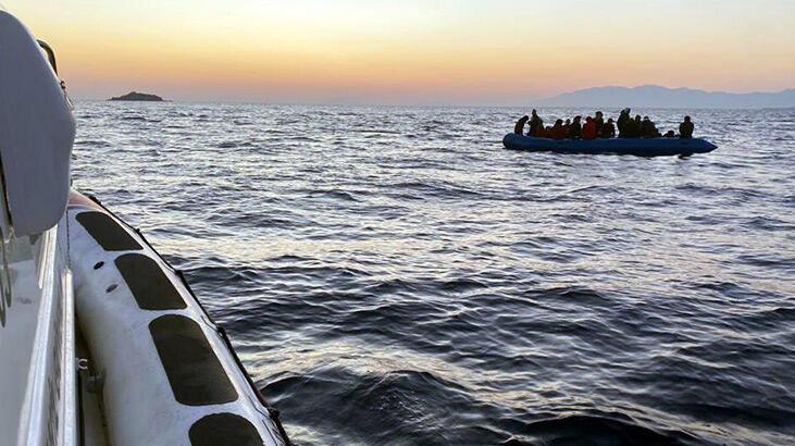 Bodrum açıklarında Yunanistan’ın ittiği 60 kaçak göçmen kurtarıldı