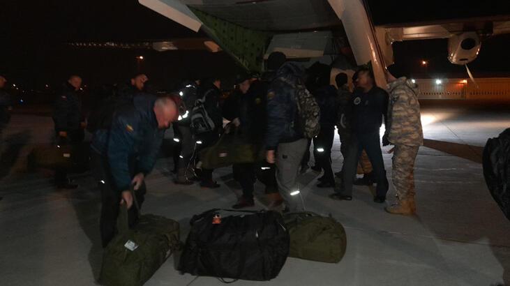 Litvanya arama kurtarma ekibi İstanbul’a getirildi
