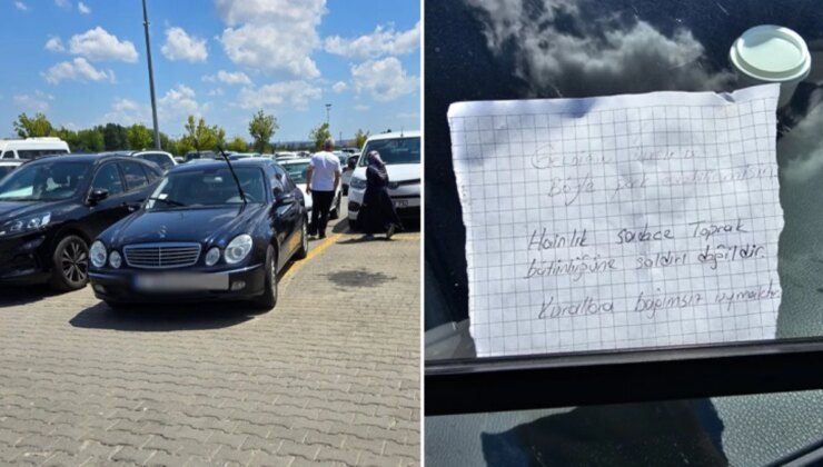 Pendik’te otomobilini yanlışlı park eden gurbetçiye not bıraktılar: Hainlik yalnızca toprak bütünlüğüne taarruz değildir
