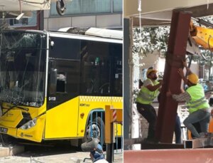 İETT otobüsünün çarptığı 4 katlı bina denetimli biçimde yıkılacak