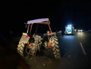 Adana’da arabanın çarptığı traktör ikiye ayrıldı: 1’i ağır 6 yaralı